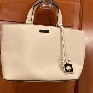 Kate Spade Cream colored leather handbag
